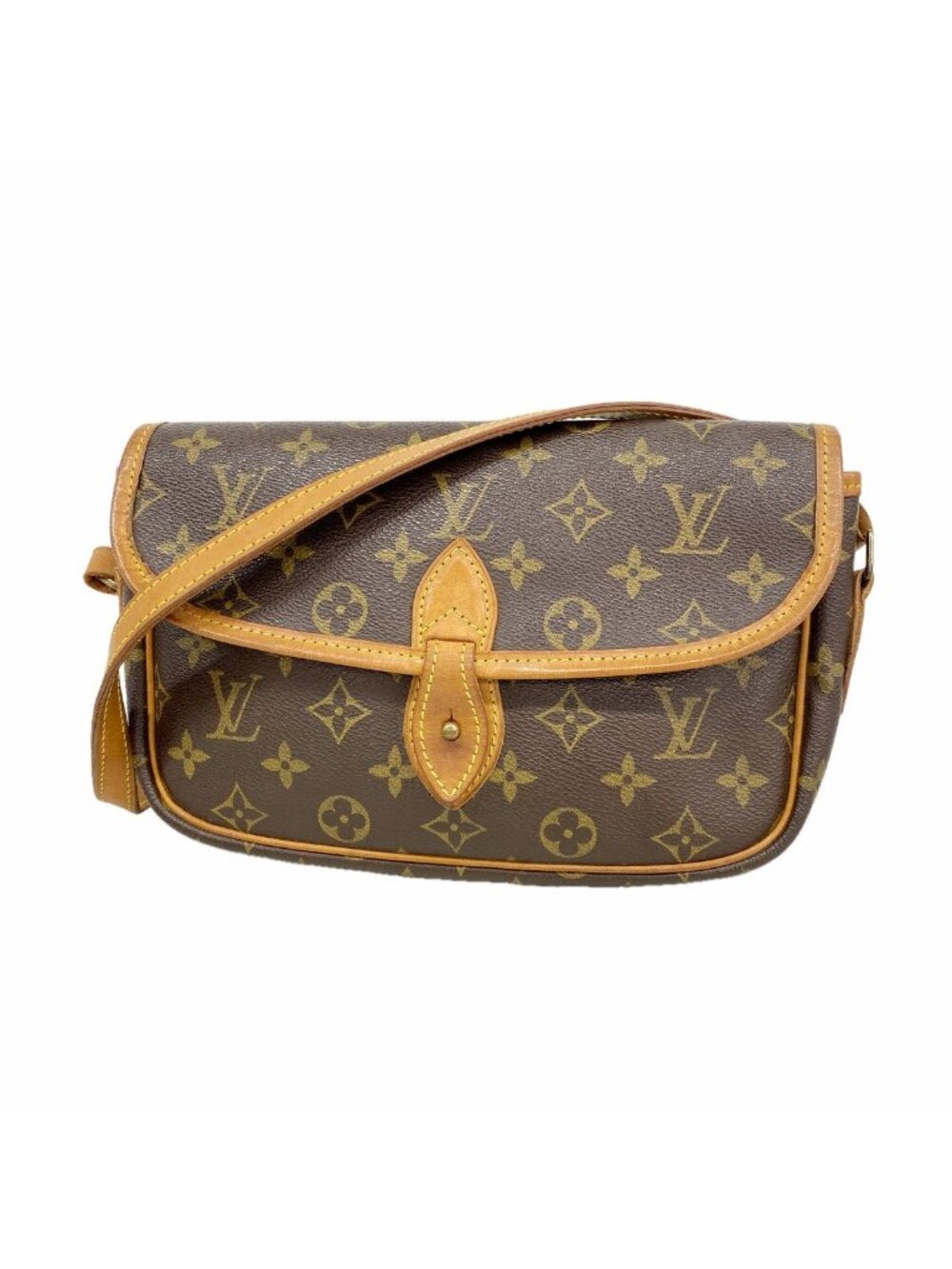 Louis Vuitton Shoulder Bag Monogram Gibeciere PM Brown